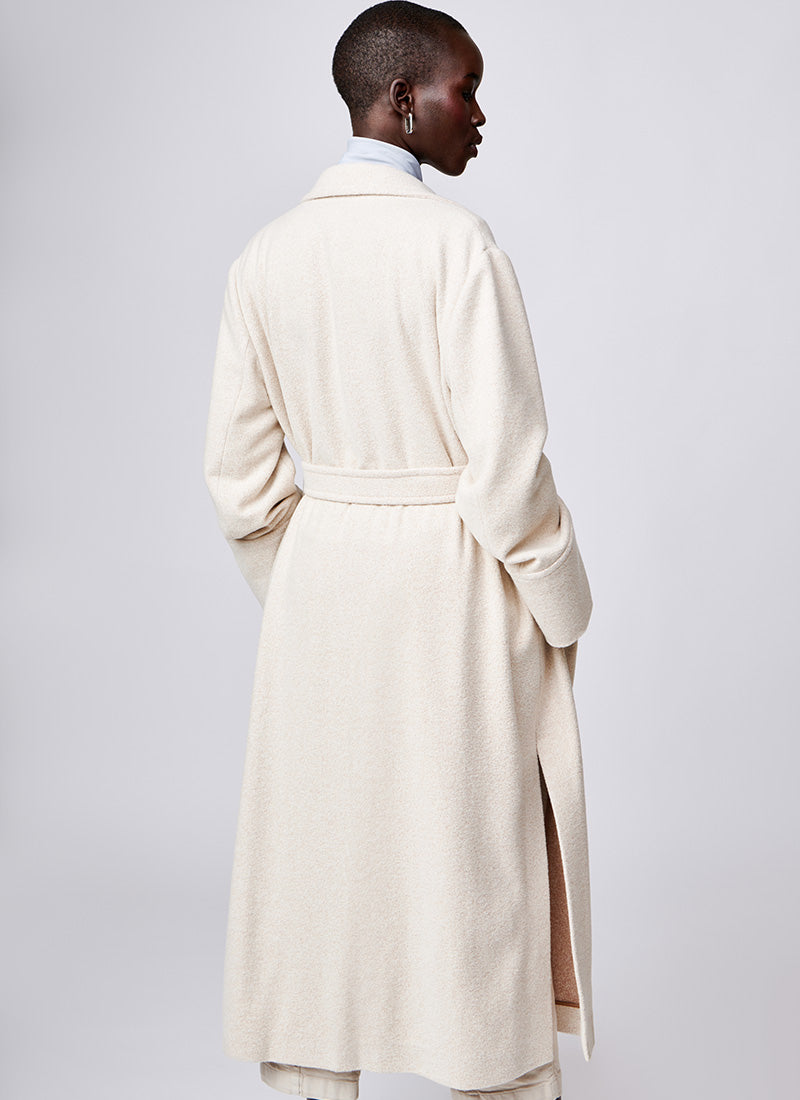 Eleventy Waist Tie Long Coat