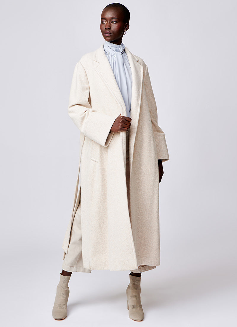 Eleventy Waist Tie Long Coat