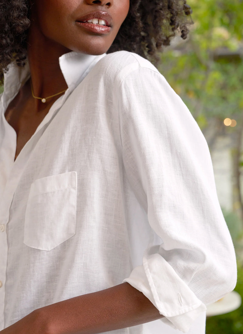 Frank & Eileen Eileen Classic Linen Button-Up Shirt