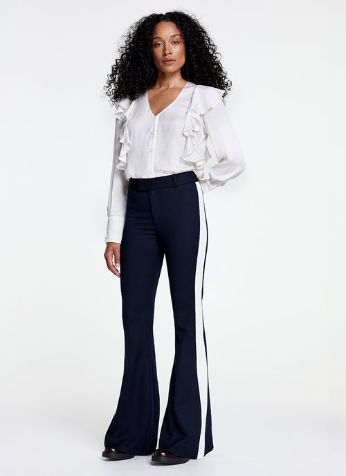 Smythe Tux Stripe Bootcut Pant