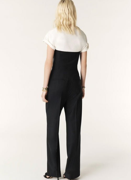 ba&sh Phoebe Pinstripe Jumpsuit