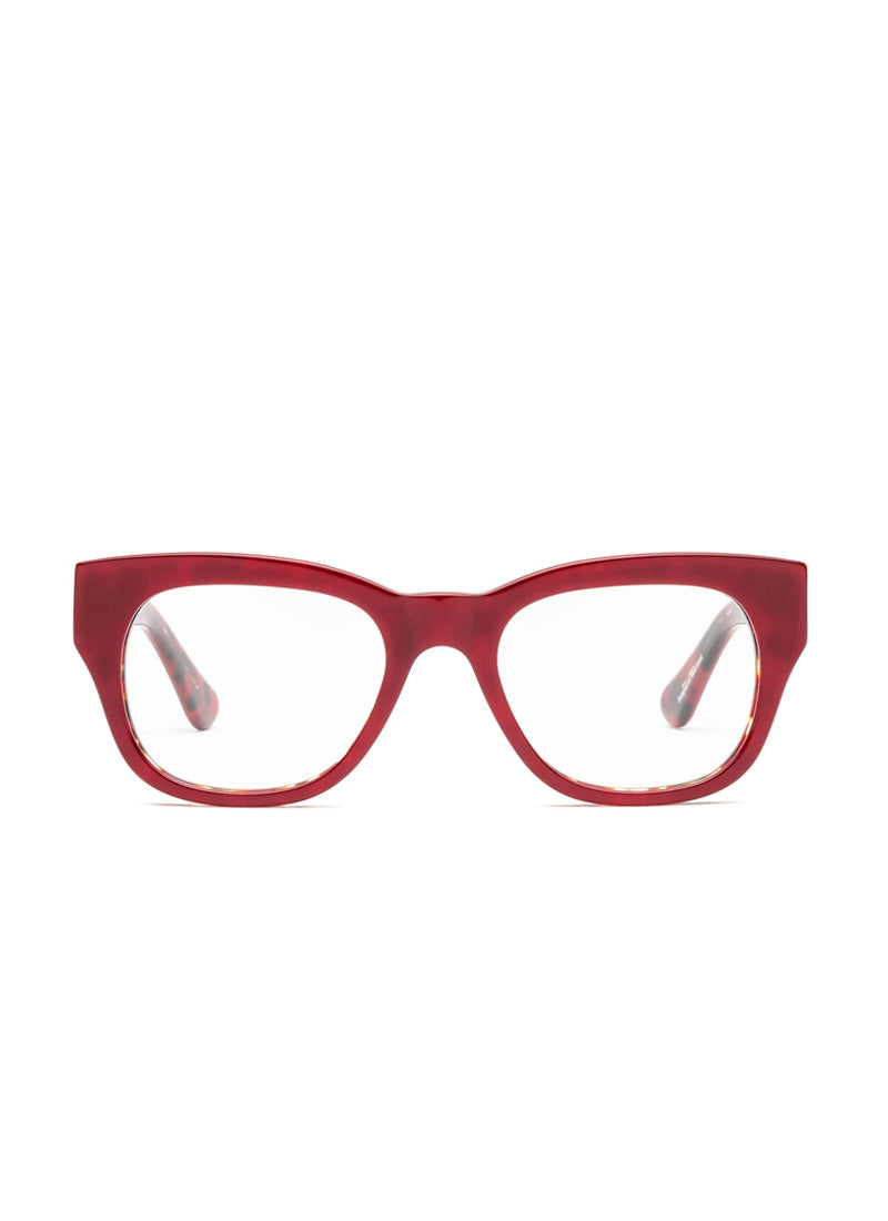 Caddis Miklos Red Reading Glasses