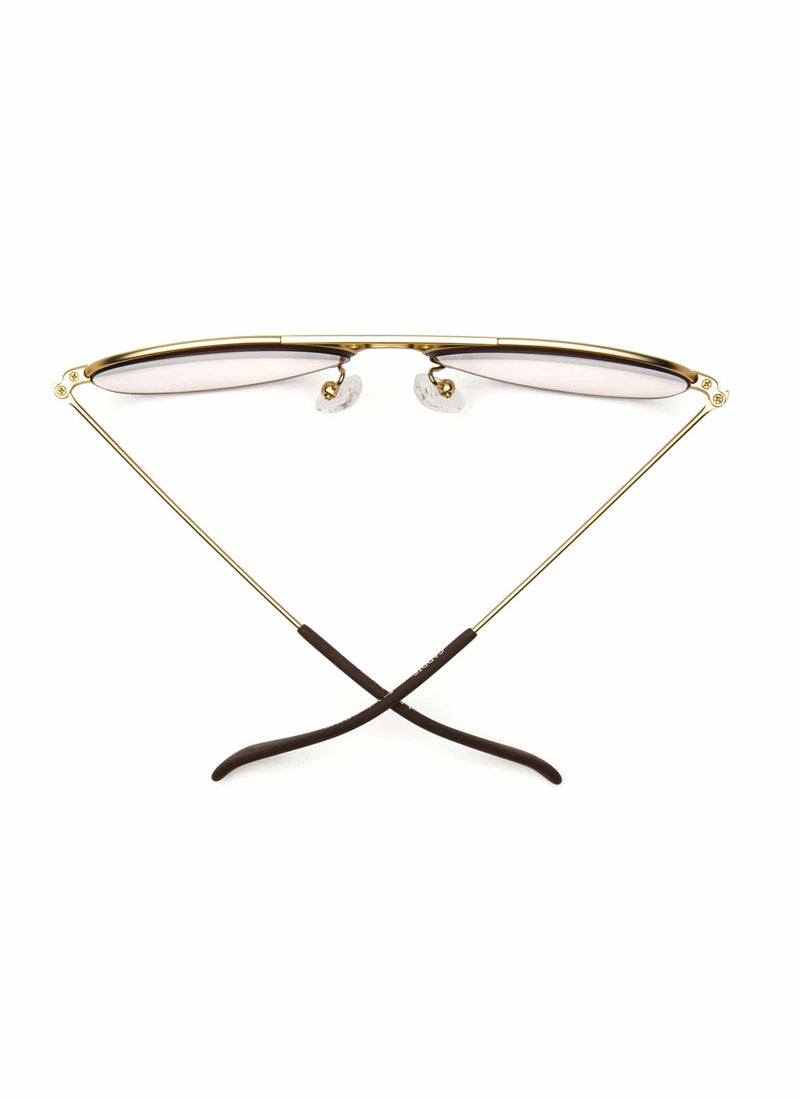 Caddis Mabuhay Matte Gold Reading Glasses