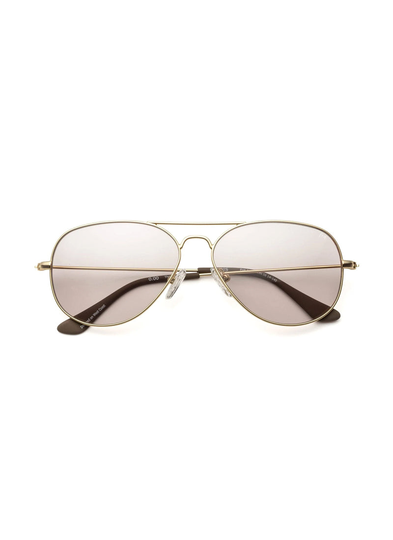 Caddis Mabuhay Matte Gold Reading Glasses