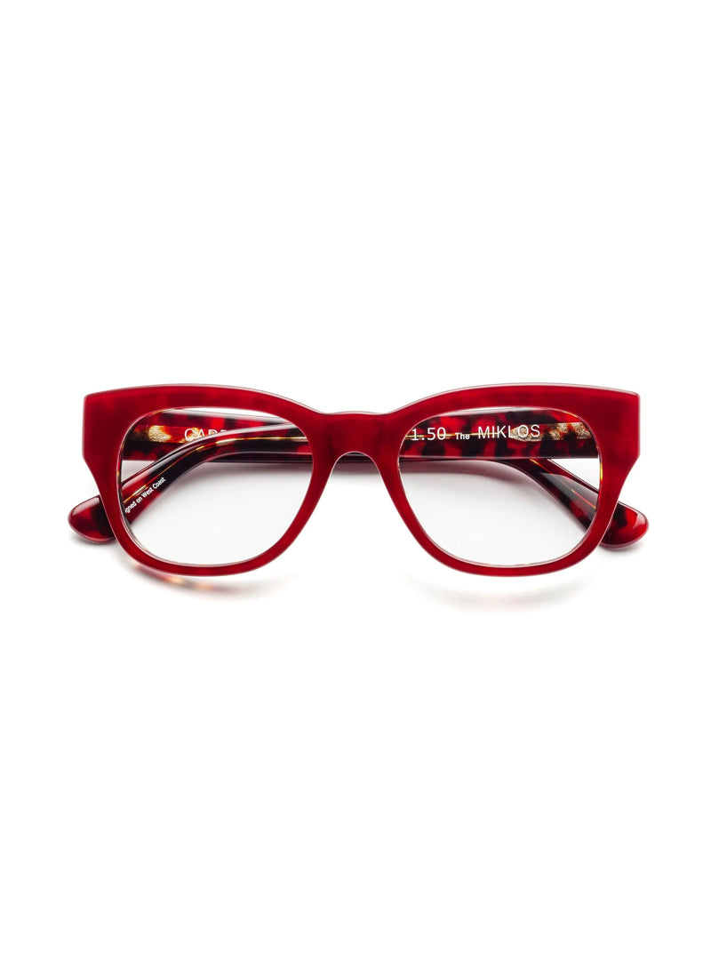 Miklos Red Reading Glasses