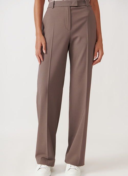 Eleventy Straight-Leg Wool Trouser