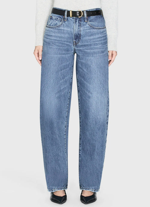 FRAME Low Slung Barrel Jeans