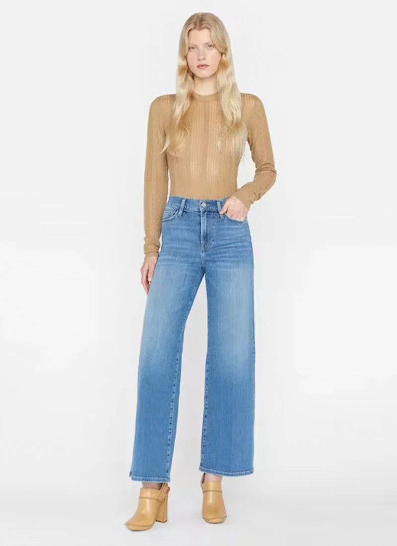 FRAME Le Slim Palazzo Jeans