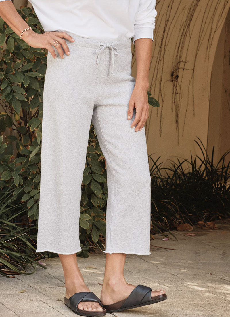 Frank & Eileen Catherine Wide Leg Fleece Sweatpant