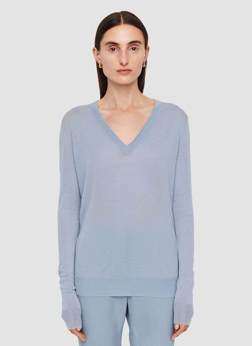 JOSEPH Cashair Knit V Neck Sweater