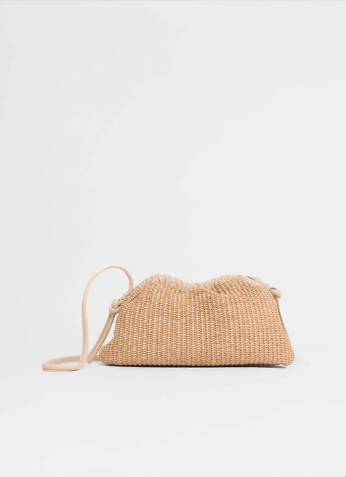 Mansur Gavriel Mini Cloud Clutch Raffia