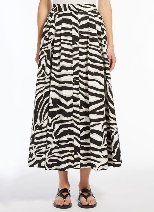 Max Mara Studio Nichols Printed Skirt