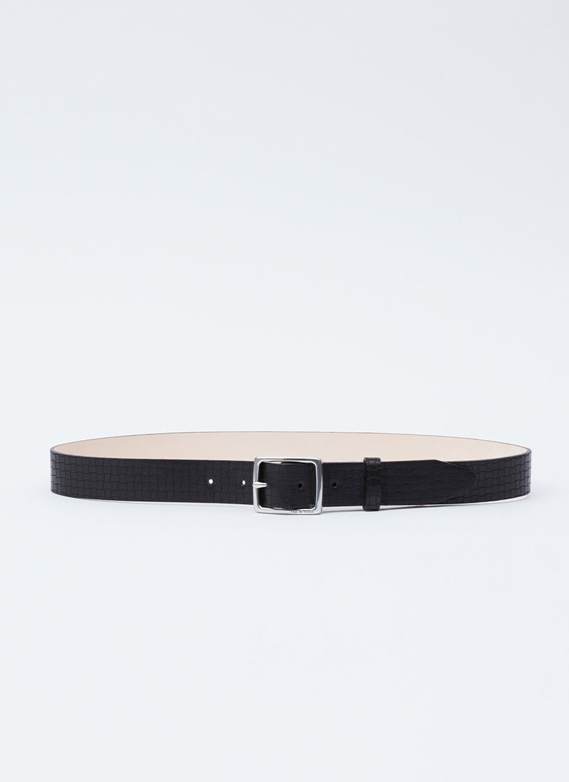 Boyfriend Black Leather Belt