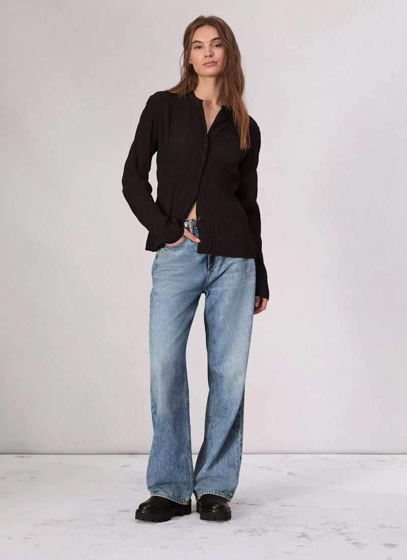 rag & bone Featherweight Logan Wide-Leg Jeans