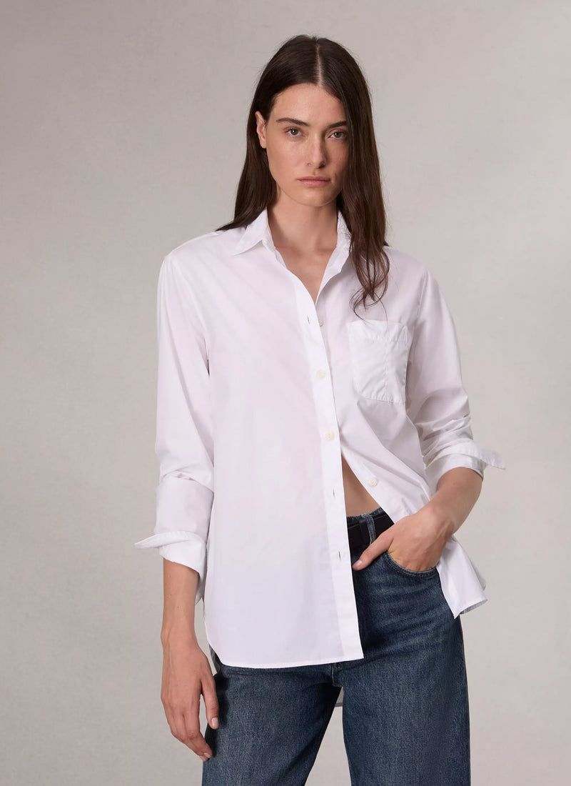 Maxine Cotton Poplin Button-Down Shirt