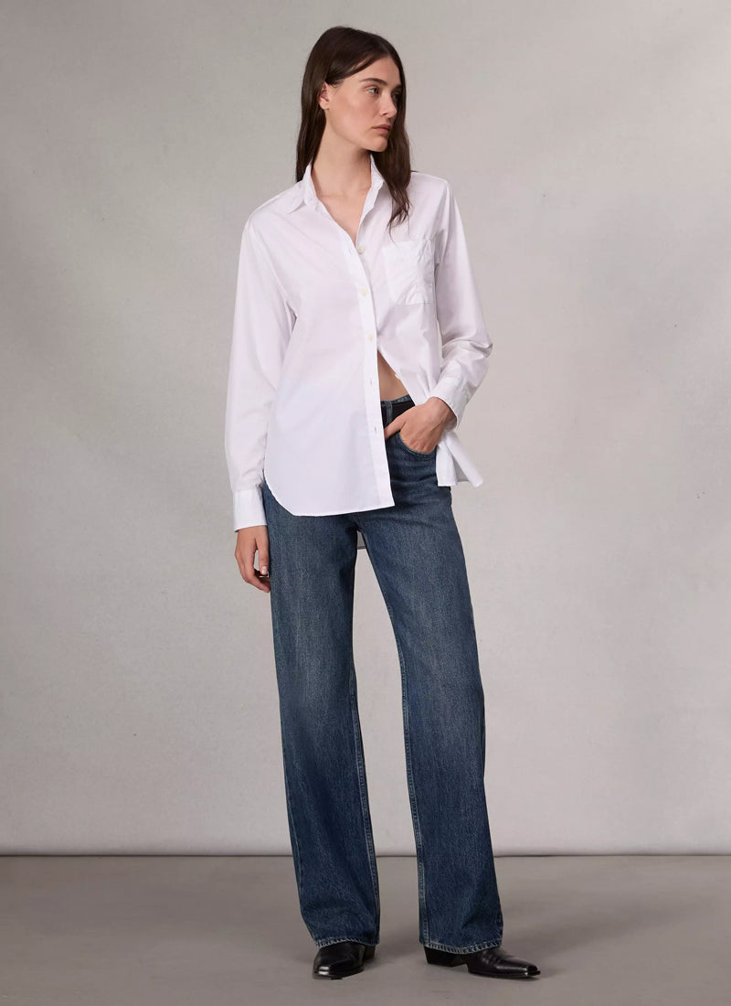 Maxine Cotton Poplin Button-Down Shirt