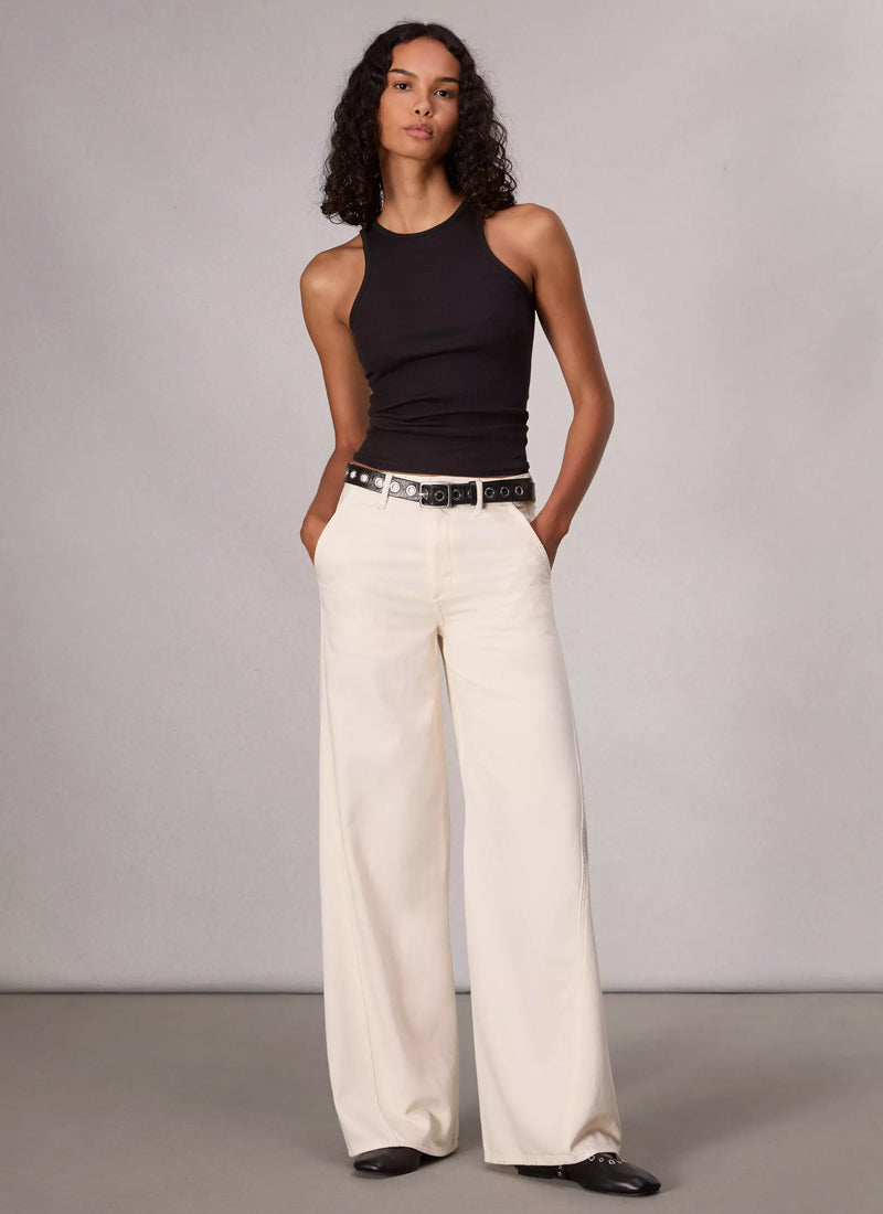 rag & bone Featherweight Tailored Wide Leg Sofie Jeans