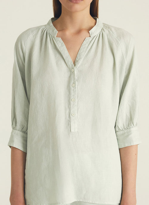 ROSSO35 Elbow Popover Linen Top