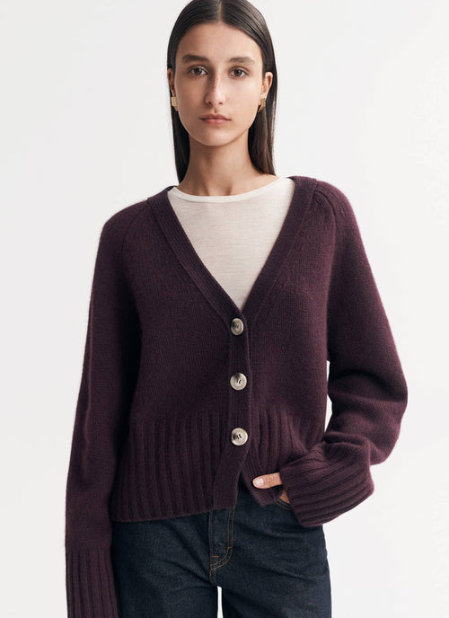 Soft Goat V-Neck Cardigan