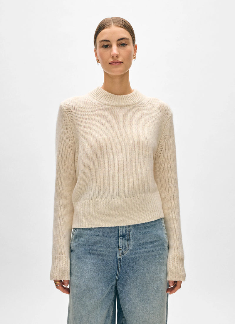 White + Warren Cashmere Air Spun Crewneck