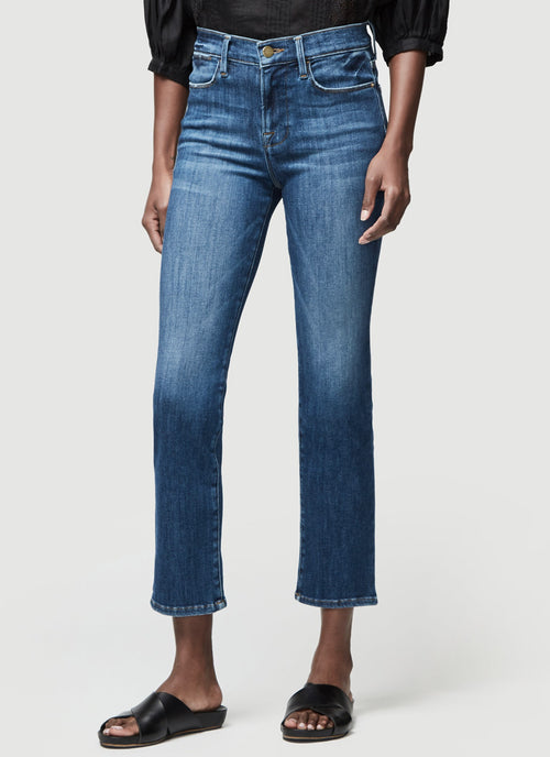 FRAME Le High Straight Jeans