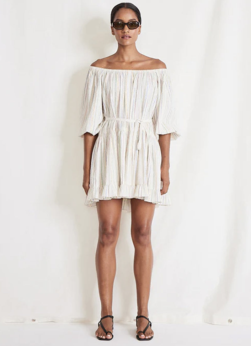 Apiece Apart Tilton Tiered Mini Dress