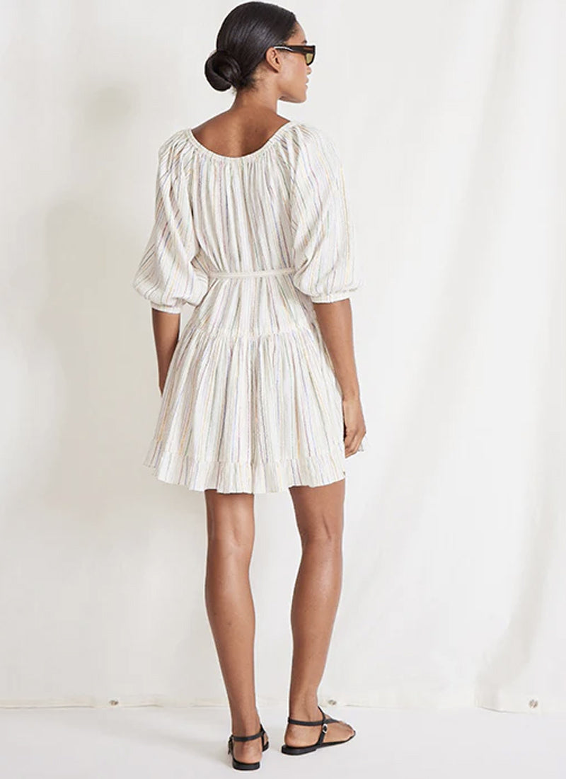 Apiece Apart Tilton Tiered Mini Dress